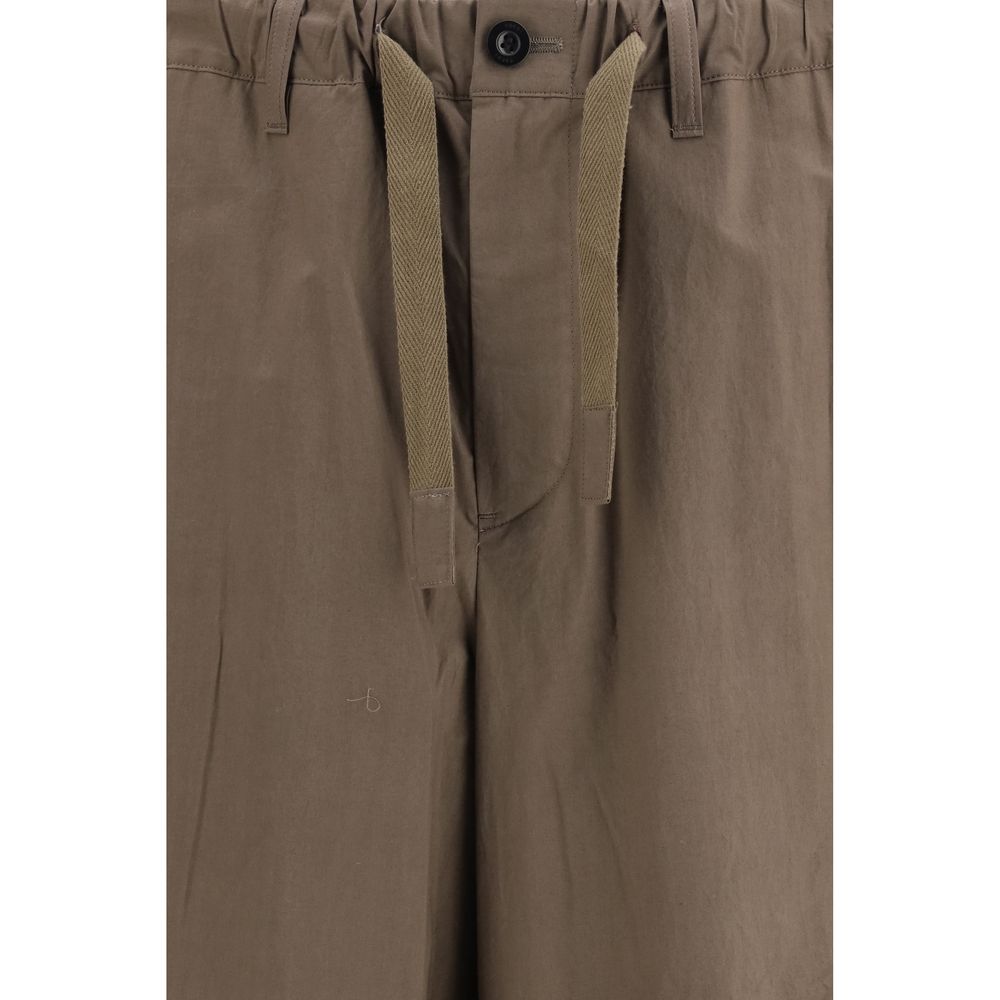 Sacai Brown Cotton Casual Pants