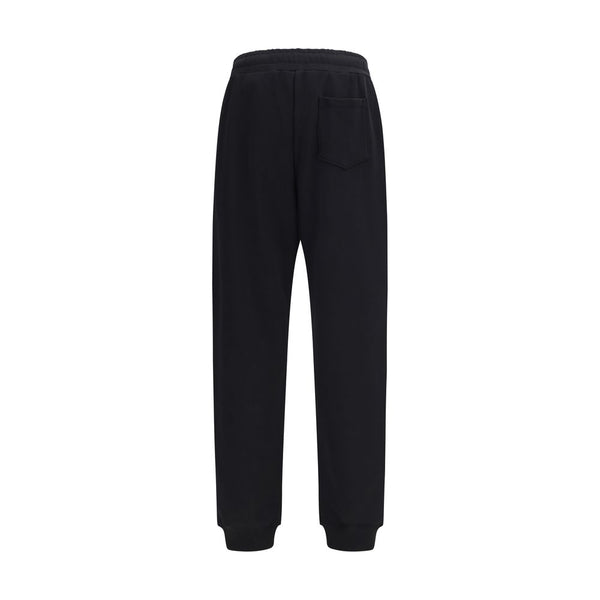 Moschino Black Cotton Casual Pants