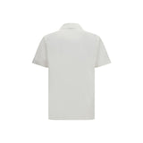 Ferragamo White Cotton Polo Shirt