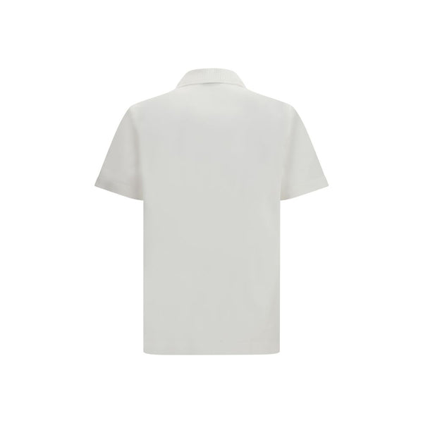 Ferragamo White Cotton Polo Shirt