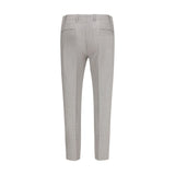 PT Torino Gray Wool Oves Aries Dress Pants