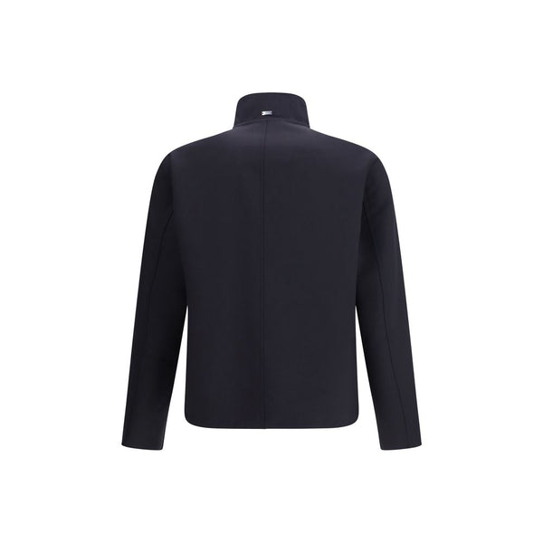 Herno Blue Elastane Coat