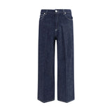 Cruna Blue Cotton Jeans Denim