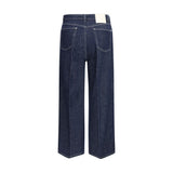 Cruna Blue Cotton Jeans Denim