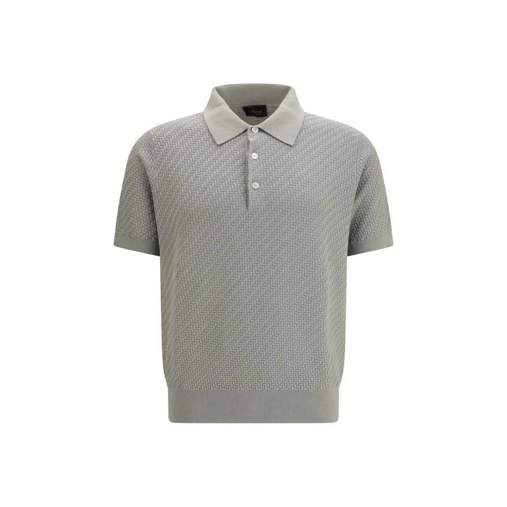 Brioni Beige Cotton Polo Shirt