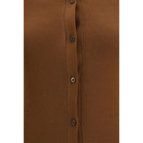 Prada Brown Wool Cardigan