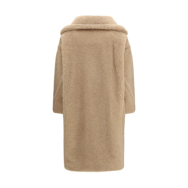 Max Mara Beige Alpaca Vicugna Pacos Coat