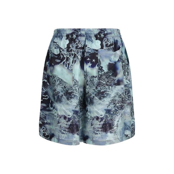 Off-White Multicolor Viscose Shorts