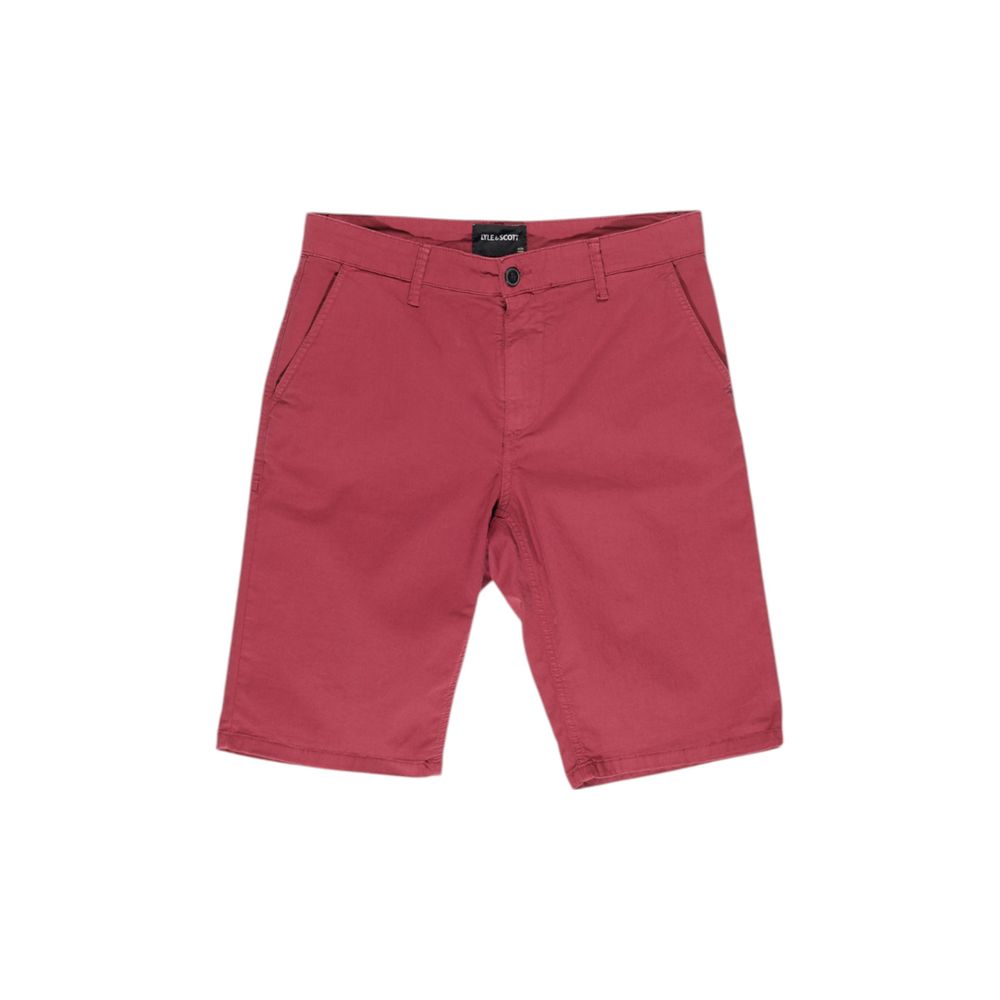 Lyle & Scott Bordeaux Cotton Bermuda Shorts