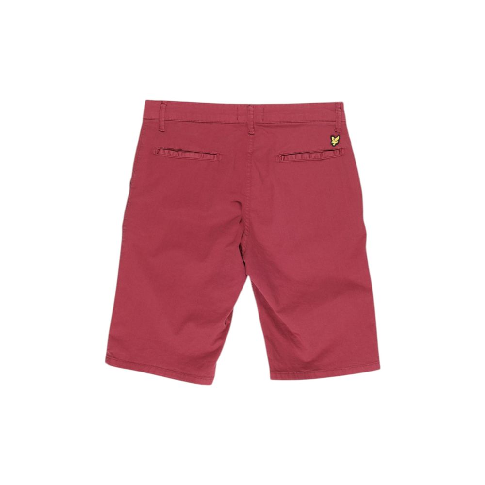 Lyle & Scott Bordeaux Cotton Bermuda Shorts