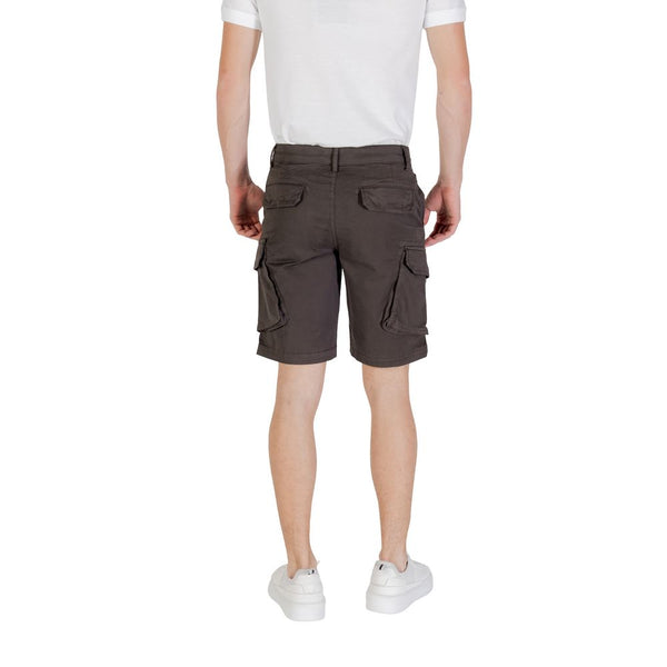 Lyle & Scott Gray Cotton Bermuda Shorts