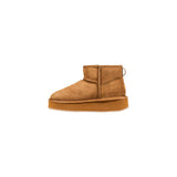 EMU Australia Beige Leather Ankle Boots