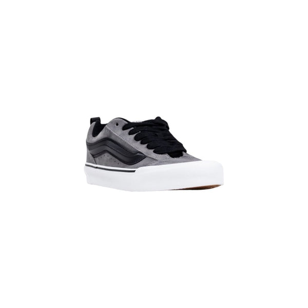 Vans Gray Leather Low Top Sneakers