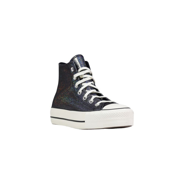 Converse Black Synthetic Platform Sneakers