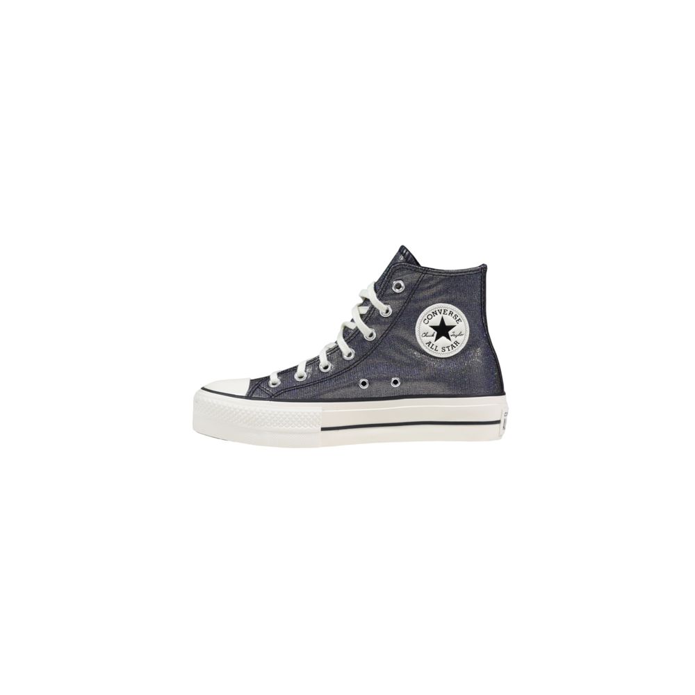 Converse Black Synthetic Platform Sneakers