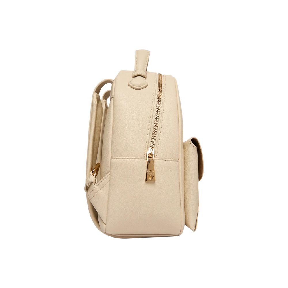 Love Moschino Beige Polyethylene Backpack