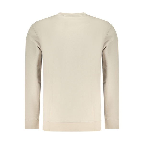 Hugo Boss Beige Cotton Men Sweatshirt