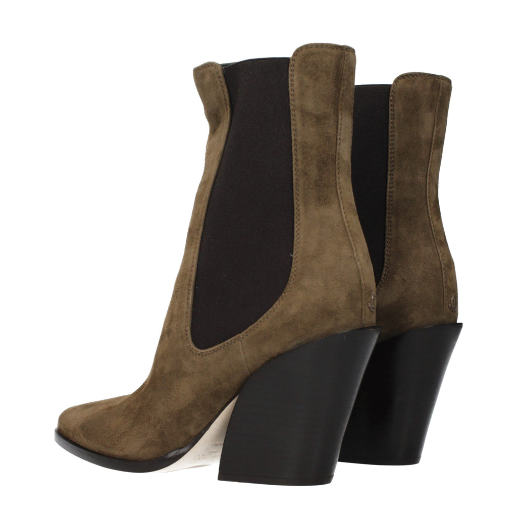 Jimmy Choo Brown Leather Ankle Boots