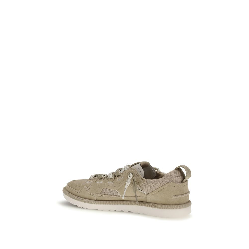 UGG Beige Calf Leather Bos Taurus Sneakers