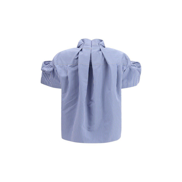 Sacai Blue Polyester Shortsleeve Shirt