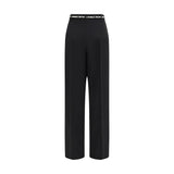 Max Mara Black Triacetate Dress Pants
