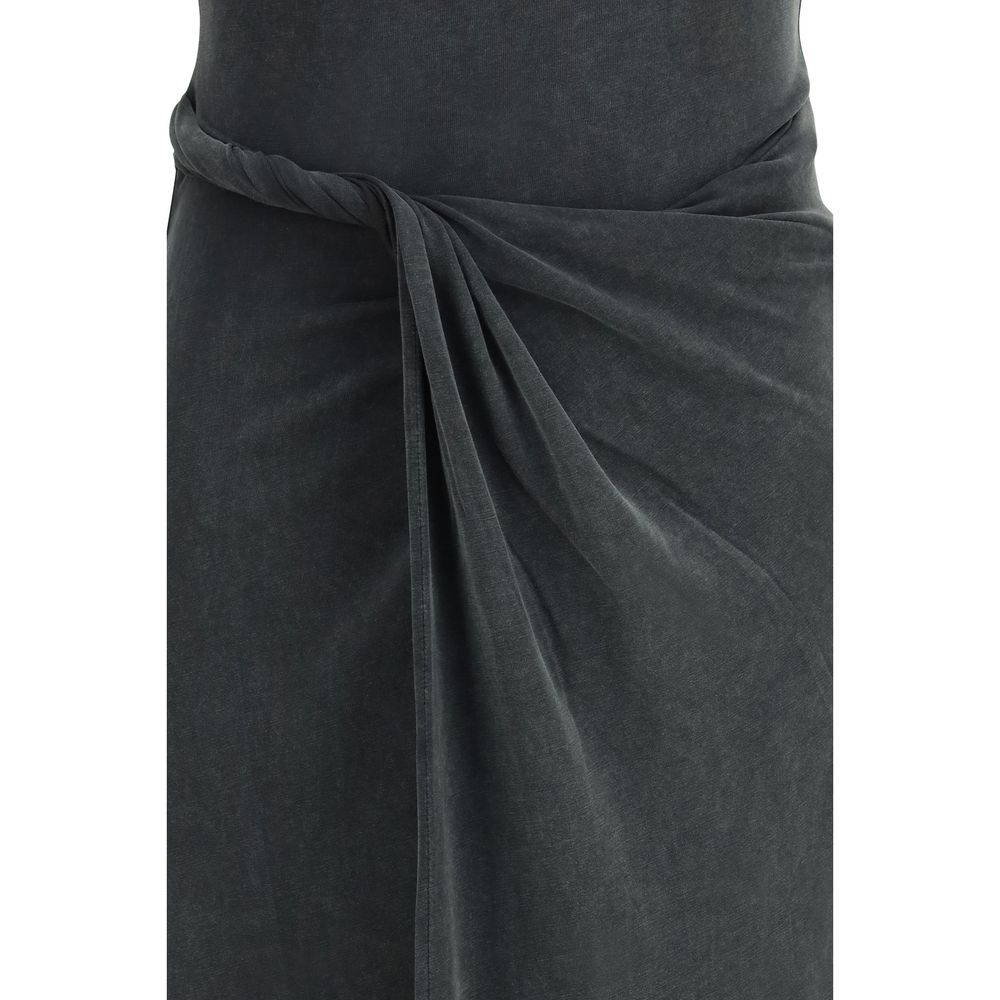 Diesel Gray Modal Casual Dress