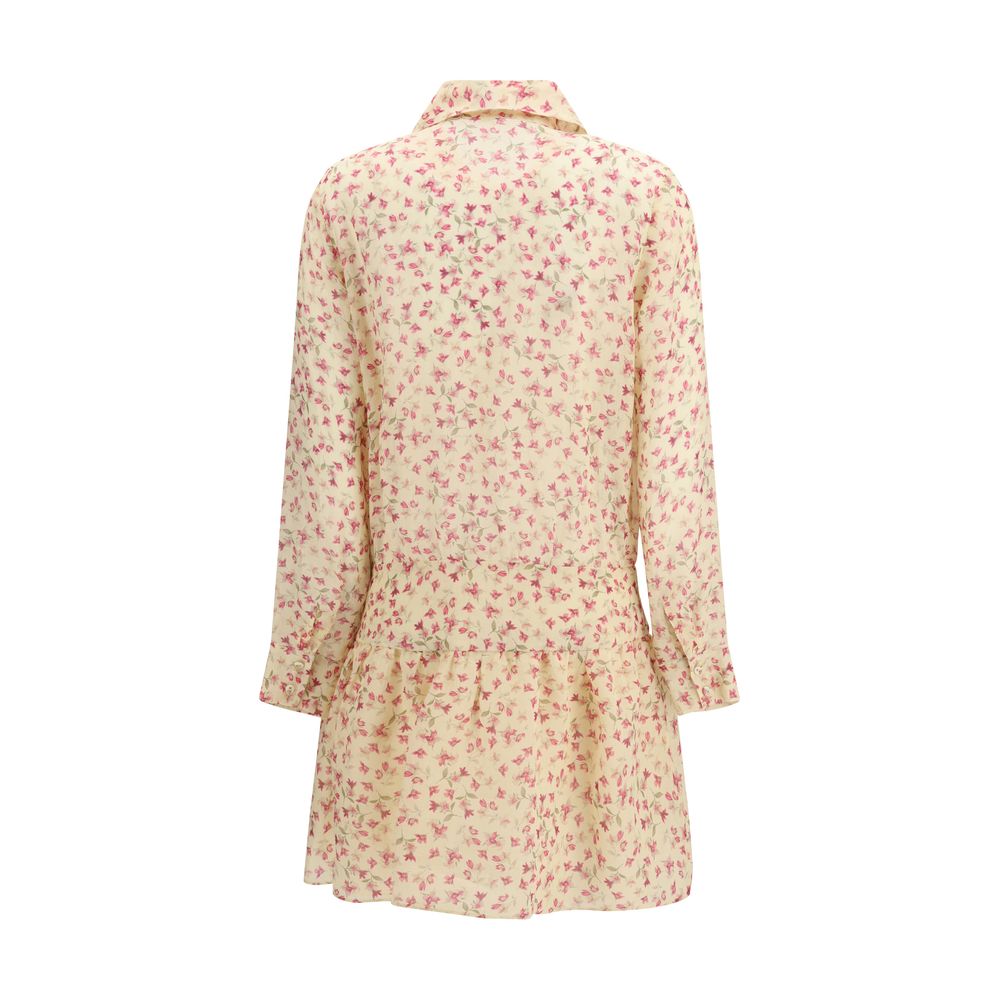 Kristina Ti Multicolor Ramie Casual Dress