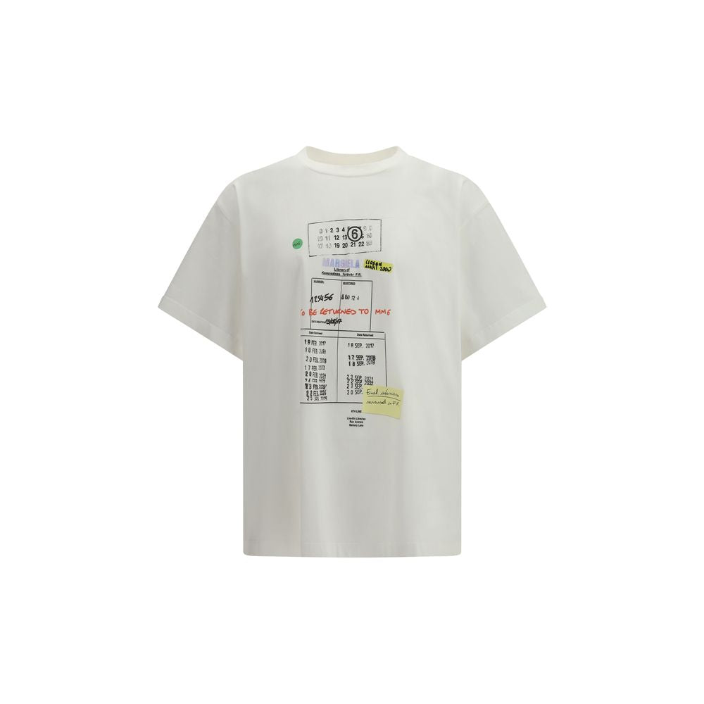 MM6 White Cotton T-Shirt