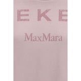 Max Mara Purple Cotton Sweatshirt