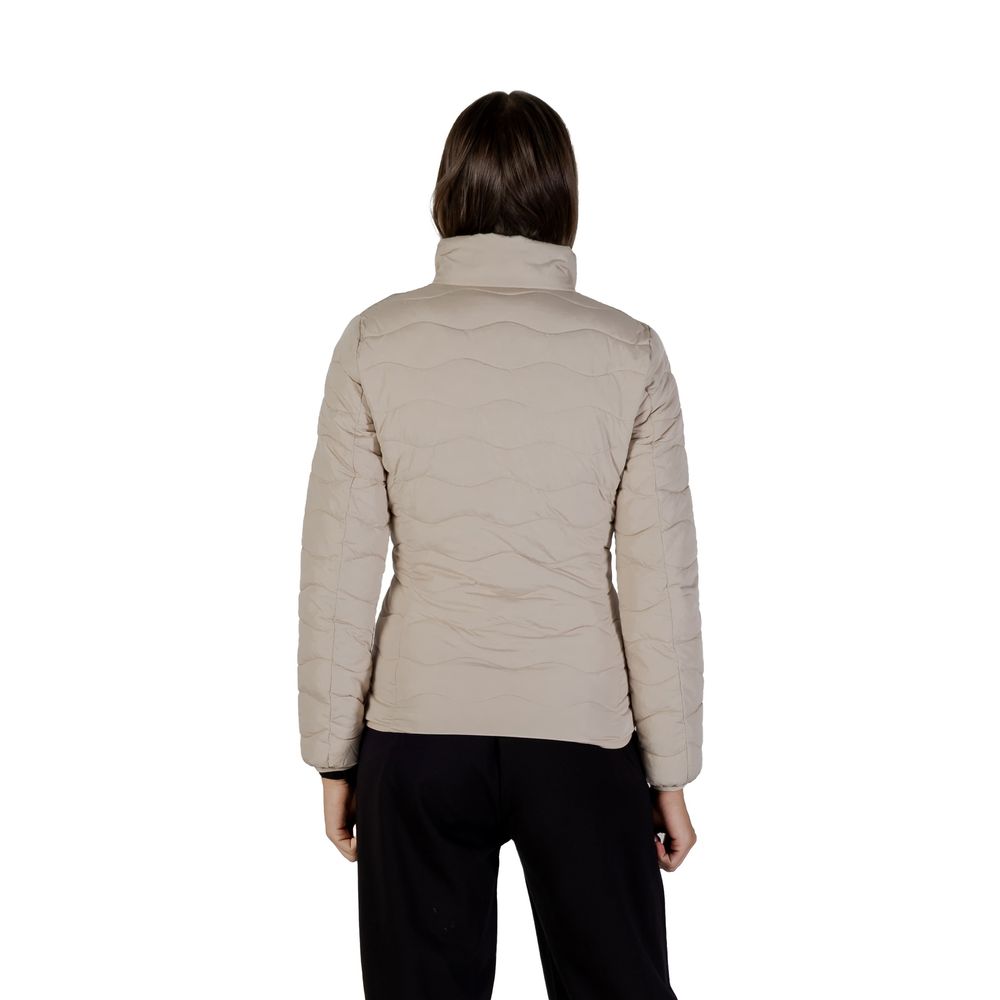 EA7 Emporio Armani Beige Polyester Bomber