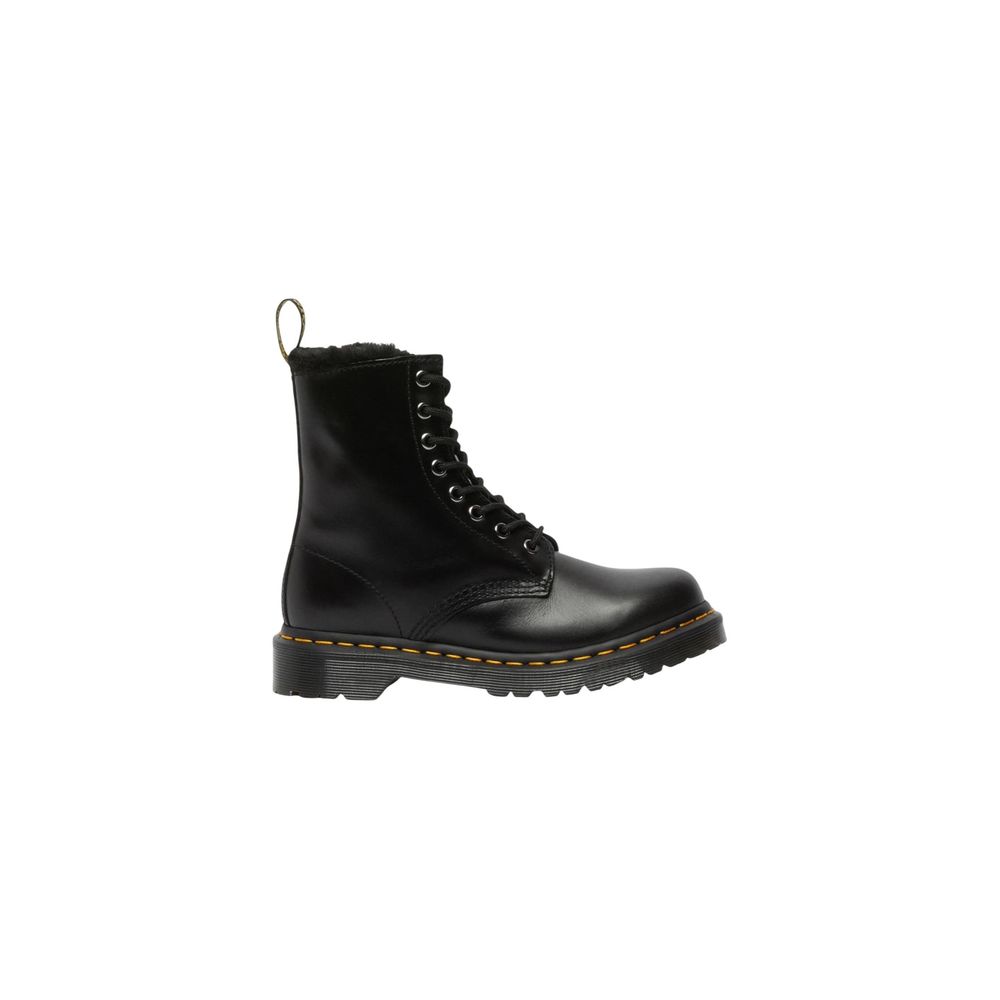 Dr. Martens Black Leather Lace-Up Boots