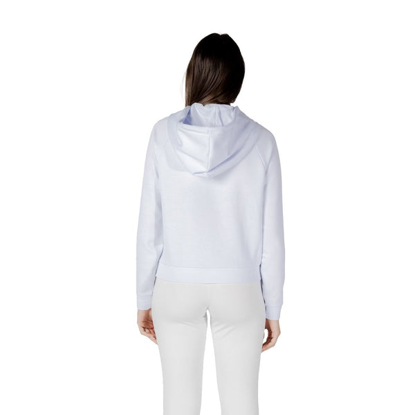 Armani Exchange White Viscose Hoodie