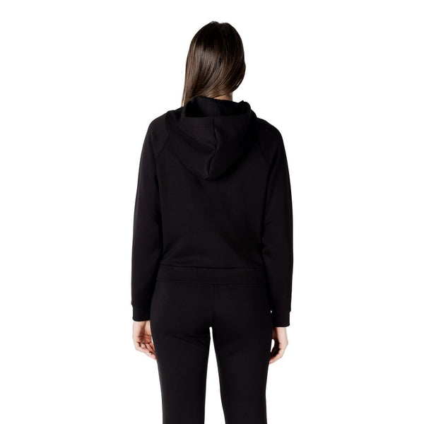 Armani Exchange Black Viscose Hoodie