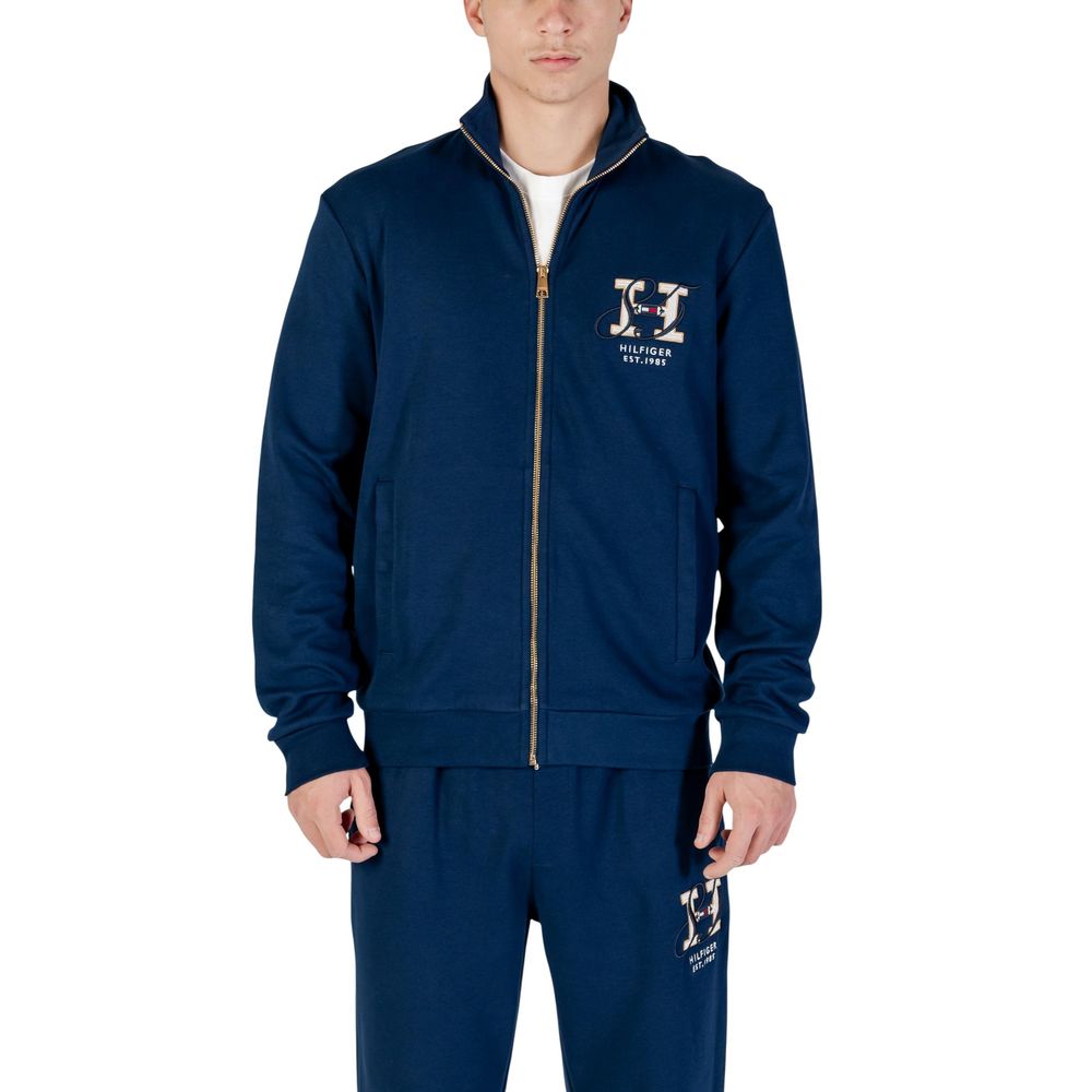 Tommy Hilfiger Blue Recycled Cotton Sweatshirt