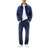 Tommy Hilfiger Jeans Blue Recycled Cotton Relaxed Fit Jeans