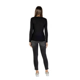 Armani Exchange Black Cotton Long Sleeve T-Shirt