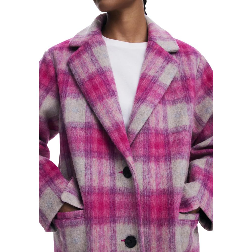 Desigual Multicolor Polyester Coat