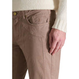 Jeckerson Beige Cotton Skinny Pants