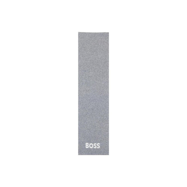 Hugo Boss Gray Polyacrylic Scarf