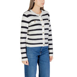 Morgan De Toi White Marabou Cardigan