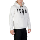 Icon Black And White Cotton Hoodie