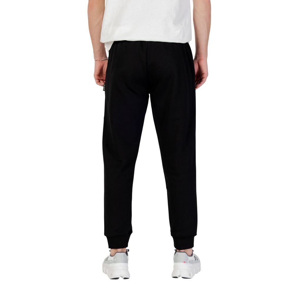 Icon Black Cotton Joggers (Workout Pants)