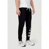 Icon Black Cotton Joggers (Workout Pants)