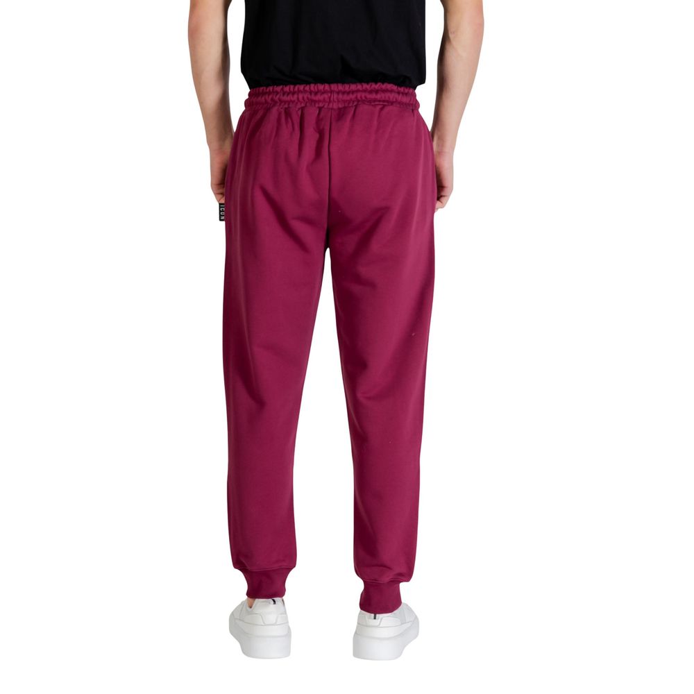 Icon Bordeaux Cotton Joggers (Workout Pants)
