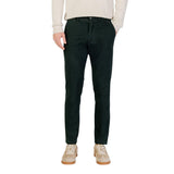 Borghese Green Cotton Skinny Pants