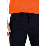 Borghese Blue Cotton Skinny Pants