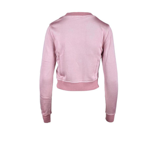 Diesel Pink Viscose Sweatshirt