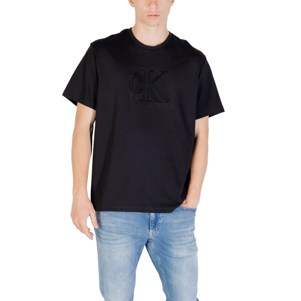 Calvin Klein Jeans Black Cotton T-Shirt