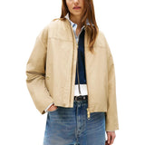 Tommy Hilfiger Beige Cotton Bomber
