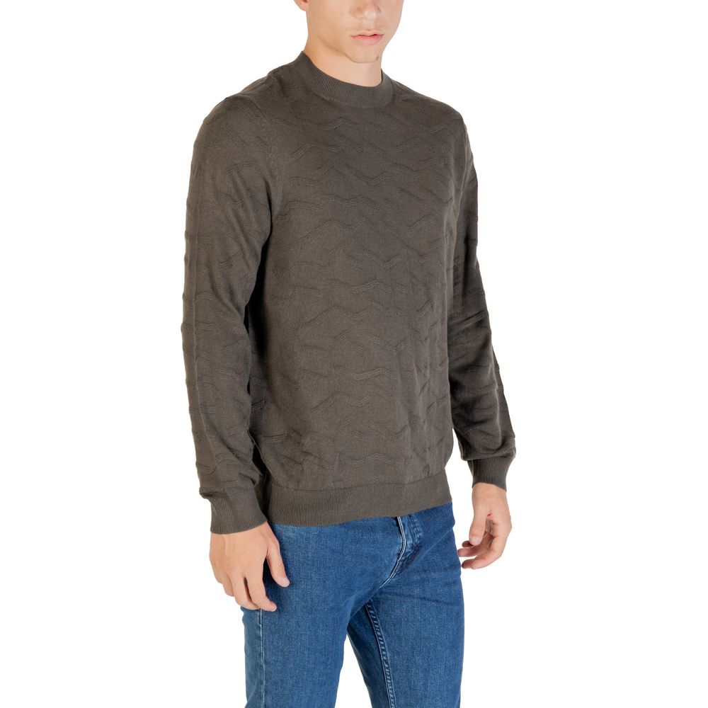 Armani Exchange Green Marabou Sweatshirt